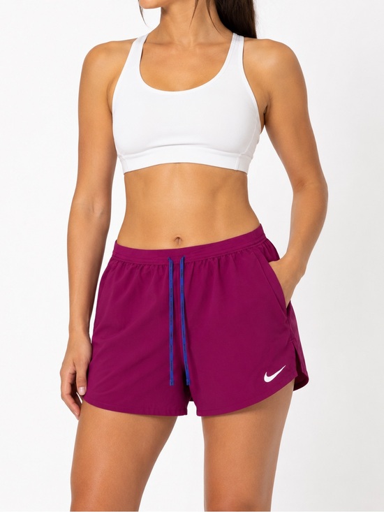 Nike Pants - Nike Women's Magenta Athletic Shorts with Blue Drawcord